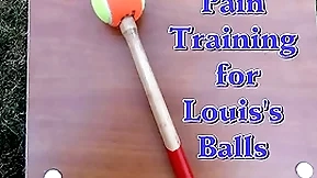 Beach ballpain training for my balls