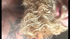 Ovi the viking gets busy on my sloppy used hole