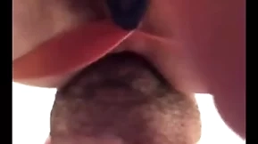Spit flying everywhere while being rimmed