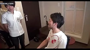 Asian unconcerned gets asshole dildoed and fucked